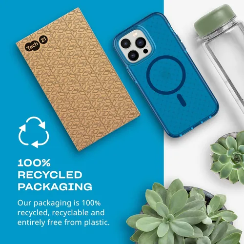 Vista 7 de tech21 iPhone 14 Pro Max Evo Check compatible con MagSafe Funda protectora delgada y absorbente de golpes con protección FlexShock Multi-Drop de 16