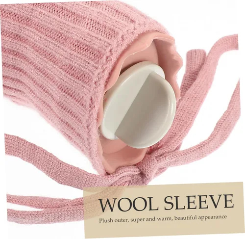 Vista 9 de SHERCHPRY U Shape Hot Water Bag Neck Warmer with Plush Cover Safe Silica Gel Fillable Hot Water Pouch for Shoulder and Cervical Vertebra Relief Cold