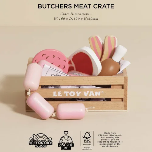 Vista 3 de Honeybake, Le Toy Van - Juguete para niños, verduras, de madera prémium, 5 al día