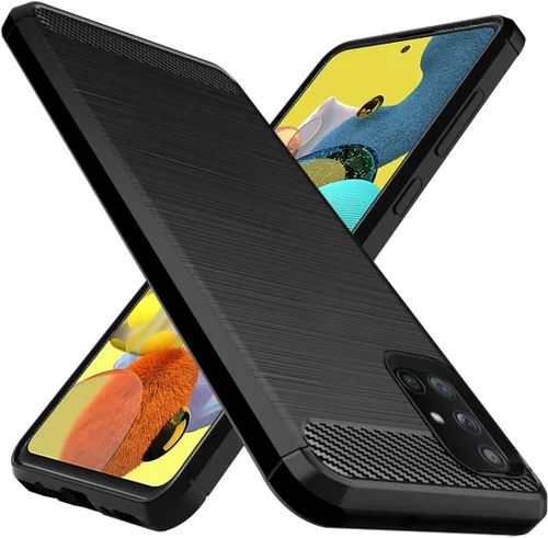 Vista 8 de Osophter Para Samsung Galaxy A51 5G Caso Absorción De Golpes Flexible TPU Caucho Protector De Teléfono Celular Cubierta Para Samsung Galaxy A51 5G