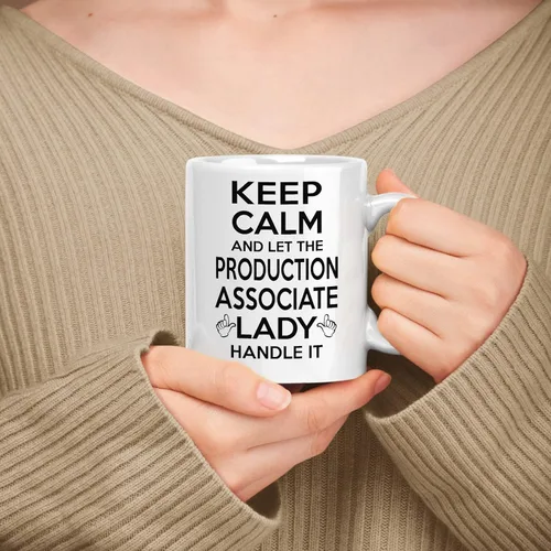 Vista 99 de Gift For Grant Writer Taza de cerámica blanca de 11 onzas, 15 onzas, Keep Calm & Let The Grant Writer Lady Handle It