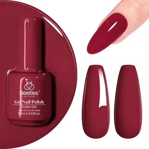 Vista 67 de Beetles - Esmalte de uñas de gel blanco perla, 0.5 onzas líquidas, color blanco perla, brillante, sirena, concha nacarada, esmalte de uñas de gel