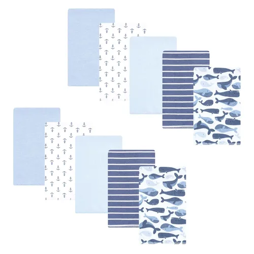 Vista 331 de Hudson Baby - Paños unisex de franela de algodón para bebé, avión, talla única