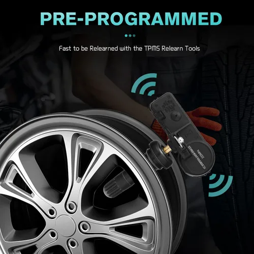 Vista 3 de AULINK Sensor de monitoreo de presión de neumáticos TPMS F2GT1A180AB para Ford F-150 Edge Ranger Flex Mustang Explorer Lincoln MKS MKX 2015-2020