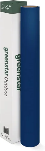 Vista 21 de Greenstar Sign - Calcomanías de vinilo autoadhesivas para exteriores, 3 mil 24 x 10 yardas, color azul zafiro