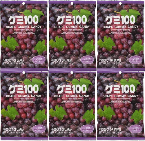Vista 23 de Kasugai Fruit Assort - Caramelos de gomitas de 3.59 onzas (paquete de 3)