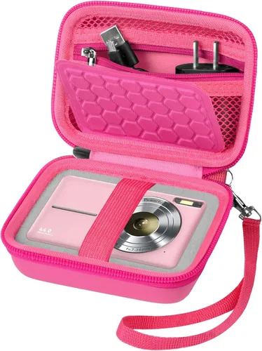 Vista 19 de Estuche protector y de transporte para cámara digital, AbergBest 21 megapíxeles, pantalla LCD de 2.7 pulgadas, recargable, HD/Kodak Pixpro/Canon