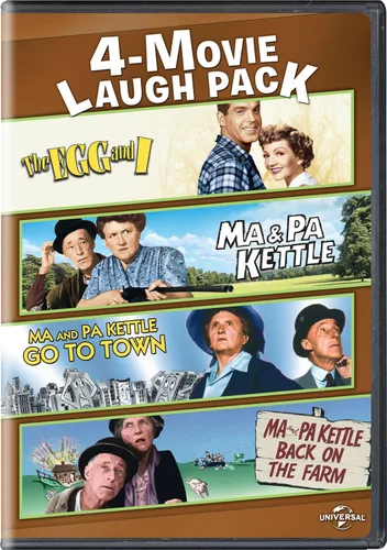 The Egg and I Ma Pa Kettle Ma and Pa Kettle Go to Town Ma and Pa Kettle Back on the Farm 4-Movie Laugh Pack