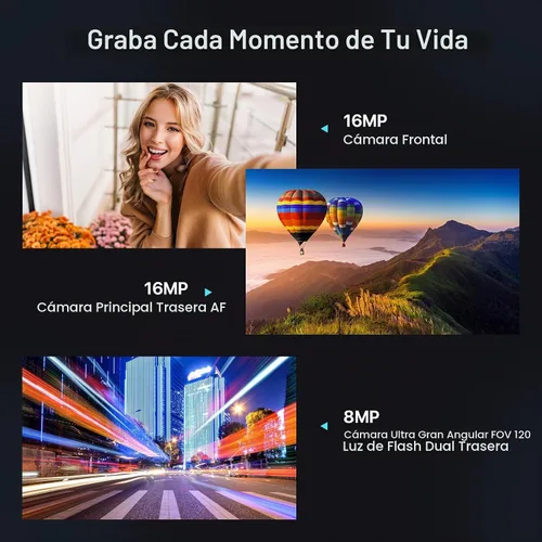 Vista 7 de UMIDIGI 2K 11 pulgadas Tablet Resistente Android, Active T1 Octa-core 16GB RAM+128GB ROM, 10000mAh, Cámara 16+16+8MP Tablet Resistente al Agua