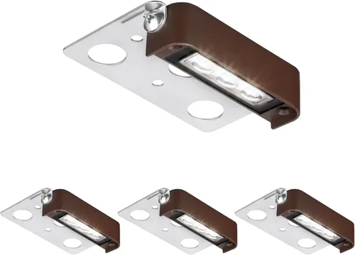Vista 10 de LEONLITE Iluminación LED Hardscape de 4 pulgadas, luces de pared de contención actualizadas, iluminación LED de paisaje, luz de pavimentadora de 12