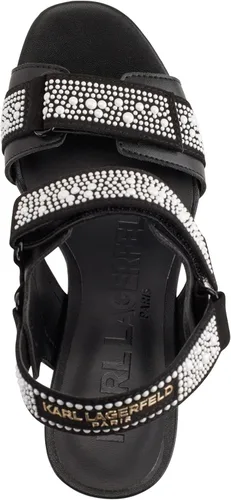 Vista 4 de KARL LAGERFELD Alessia Pearl - Sandalias de plataforma con talón descubierto para mujer