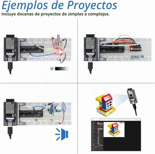 Vista 4 de Freenove ESP32 Kit ESP32 Kit Kit de inicio básico para cámara