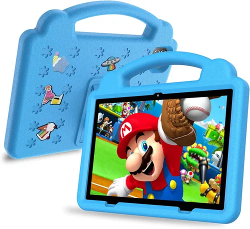 Tableta para niños de 10 pulgadas, 3 GB de RAM y 64 GB de almacenamiento, tableta Android para niños con límites de tiempo, filtros de edad y más