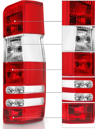 Vista 4 de Luces traseras compatibles con Mercedes Benz Sprinter Dodge Freightliner 2007 2008 2009 2010 2011 2012 2013 2014 2015 2016 2017 2018 Mercedes Benz