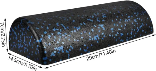 Vista 2 de WOONEKY Half Roller for Muscle Massage Lightweight Yoga Balance Equipment for Strength Training Portable Fitness Tool for Runners