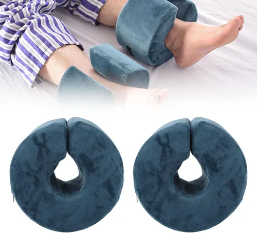 Vista 2 de Cojines de talón y copas Cojín elevador de pies Levantador de pies Almohadilla de talón Anti decúbito Almohadilla de talón Almohadilla de talón