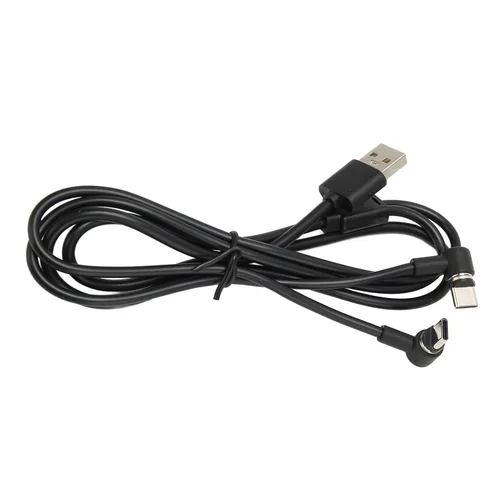 Vista 9 de Cable de carga para PS5, cable de datos tipo C de 2.6 pies, cable de carga magnético dual de 90 grados tipo C 2 en 1 para PS VR2 para interruptor