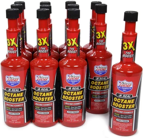 Vista 2 de Lucas Oil 10725-PK18 Octane Booster - 2 oz, paquete de 18