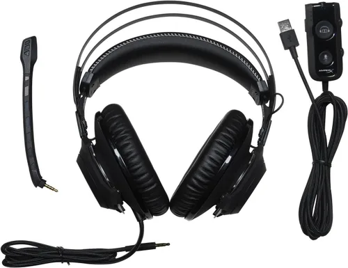 Vista 5 de HyperX Cloud Revolver S - Auriculares para juegos con sonido envolvente Dolby 7.1, marco de acero, espuma viscoelástica distintiva, cuero sintético