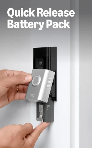 Vista 6 de Ring Battery Doorbell Plus, Video de cuerpo completo en HD+, alertas y detección de movimiento, y audio bidireccional