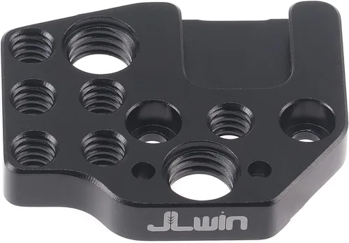 Vista 2 de Fotga Placa de montaje de extensión para DJI Ronin S SC RS 2 RS 3 RSC 2 RS4 y RS4 Pro Gimbal estabilizador 1/4"-20 3/8"-16 agujeros Cold Shoe