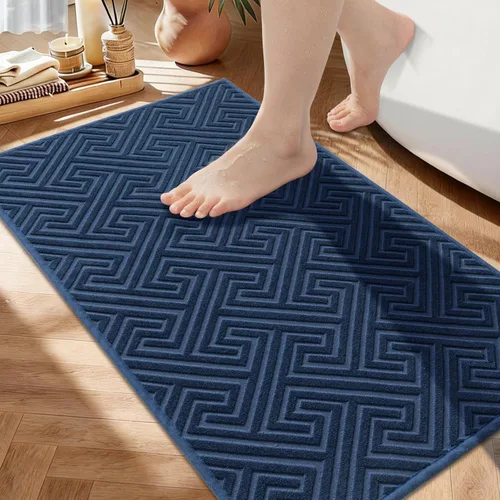 Vista 22 de YIHOUSE Alfombras de baño beige de 17 x 24 pulgadas, de secado rápido, antideslizantes, absorbentes, lavables a máquina, fina alfombra de baño