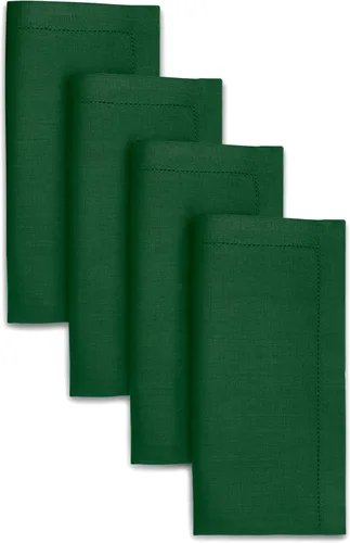 Vista 20 de D'Moksha Homes - Servilletas de tela - 20 x 20 pulgadas - Color natural - Juego de 4 servilletas de lino 100 % puro con vainica, lavables