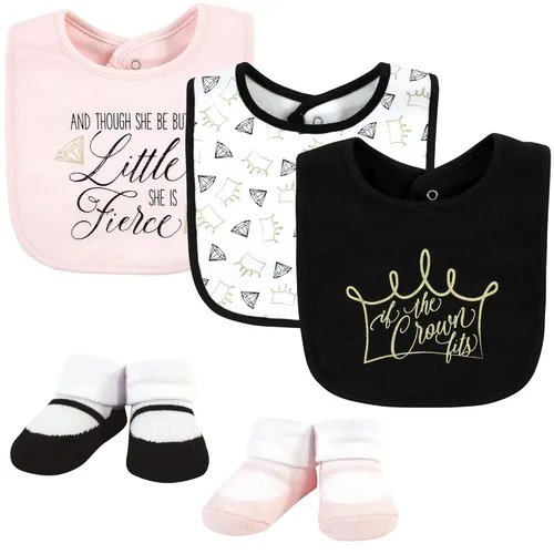 Vista 14 de Yoga Sprout Juego de babero y accesorios de bandana, 5 piezas, flechas