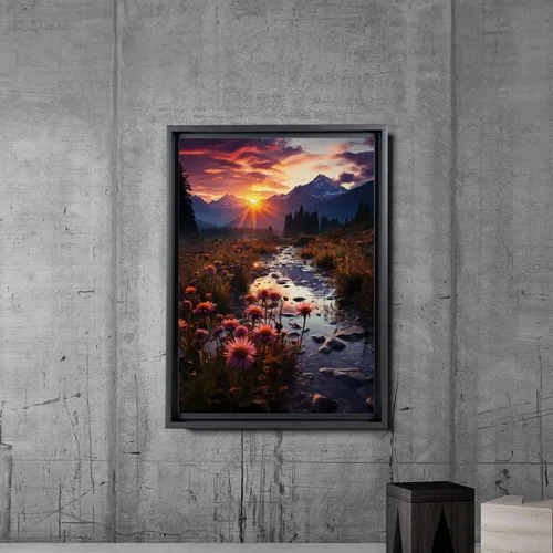 Vista 7 de Landscape Wall Decor, Huge Canvas, Nature Wall Print,Print, Mom's Gift, Livingroom Wall Decor, Nature Landscape Painting, Canvas Wall Art