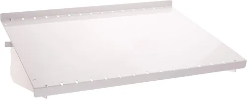 Vista 6 de Wall Control Estante de 12 pulgadas de profundidad de tablero de clavijas de montaje de estante y tablero de herramientas ranurado - negro