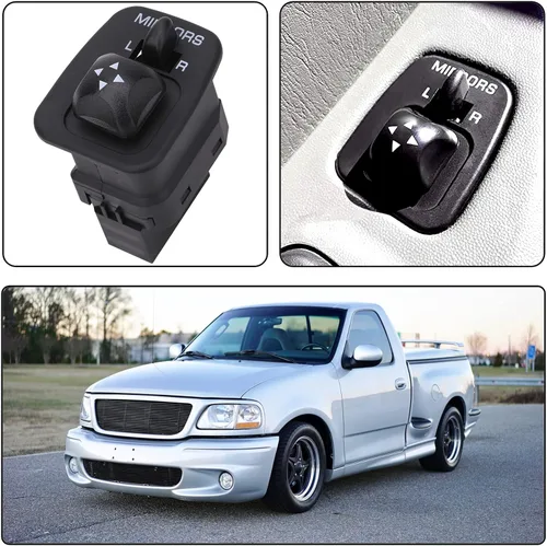 Vista 7 de Obaee Botón de interruptor de control de espejo compatible con Ford F150 F250 F350 Excursion Expedition Escort Thunderbird Windstar Lobo reemplaza