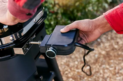 Vista 5 de Weber Lumin - Parrilla de barbacoa eléctrica compacta para exteriores, color negro - Ideal para espacios pequeños como patios, balcones y terrazas