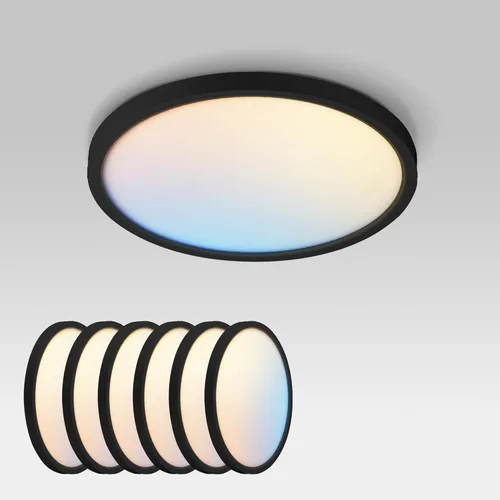 Vista 42 de ASD Lámpara de Techo LED Redonda Empotrada de 5", Iluminación de Superficie de Perfil Bajo 5CCT, Regulable, Ultra-Delgada, Listada por ETL 10W