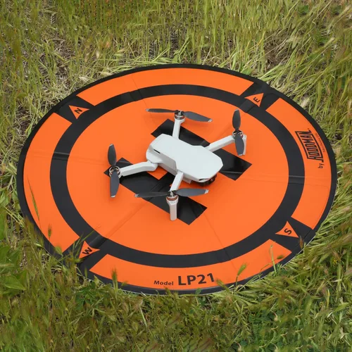 Vista 4 de Hoodman Almohadilla de Aterrizaje Plegable Triple con Peso para Drones UAV LP21 se adapta a Mini 4 Pro, mini 3 Pro, mavic y Spark. Duradero,