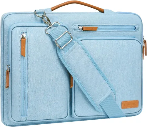 Vista 16 de MOSISO Bolsa de hombro protectora 360 para laptop, bolsa de computadora de 13-13.3 pulgadas compatible con MacBook, HP, Dell, Lenovo, Asus, bolsa
