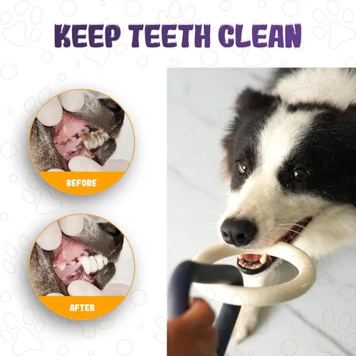 Vista 4 de Juguete de tira y afloja para perros – Juguete interactivo para masticadores agresivos, dentición de cachorros, juguetes para perros