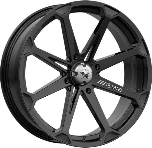 4/110 Motosport Alloys M12 - Rueda diésel 14x7 4.0 + 3.0 para Suzuki Eiger 400 4x4 Automático 2002-2007