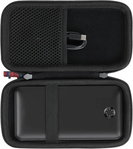 Vista 2 de khanka Funda de viaje rígida de repuesto para banco de energía Anker 347 (PowerCore 40K), batería de 40,000 mAh, solo funda (negro)