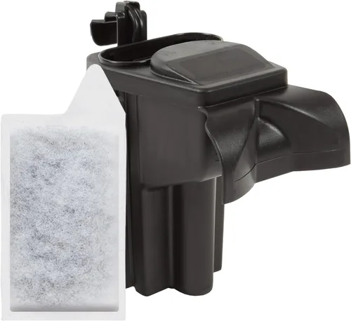 Koller Products Filtro de Potencia Interna para Tanques de Peces de 4 Galones a 10 Galones, Tasa de Flujo de 45 GPH, Ideal para Peces Tropicales