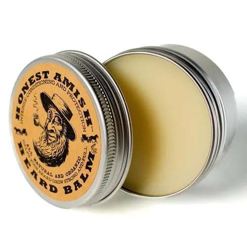 Vista 3 de Acondicionador Honest Amish bálsamo para barba, totalmente natural, aceites y mantequilla orgánicos, apto para veganos