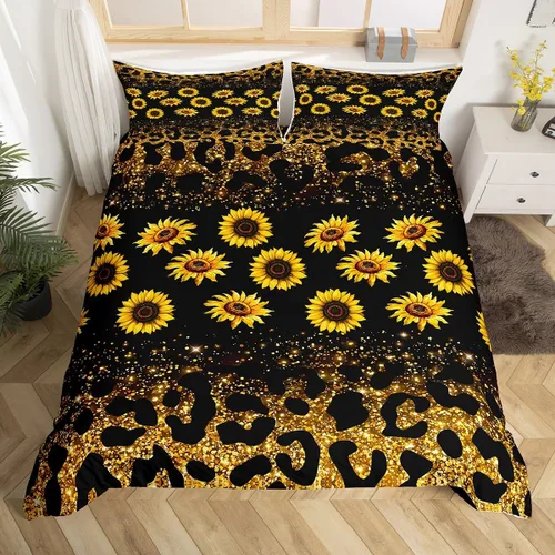 Vista 15 de Juego de ropa de cama de abeja amarilla para niñas y niños, funda de edredón con textura de madera de abeja tamaño Queen, funda de edredón de abeja