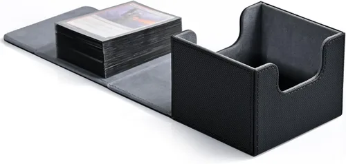 Vista 17 de Caja de almacenamiento de cartas ZLCA para cartas de intercambio, caja de cubierta de baraja MTG Commander con capacidad para más de 120 cartas
