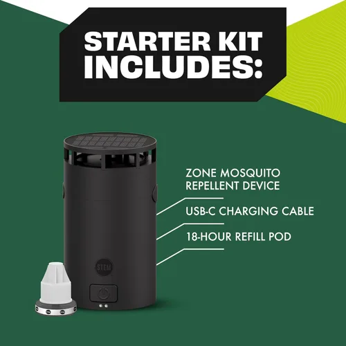 Vista 8 de STEM Zone - Dispositivo repelente de mosquitos, protección contra insectos al aire libre fácil de usar con aceites esenciales probados, seguro