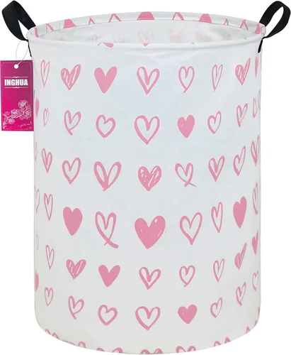 Vista 22 de Cesta de lavandería grande de tela de lona ligera, cesta de almacenamiento para juguetes, ropa sucia plegable, impermeable, para dormitorios