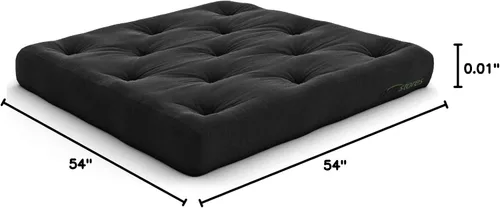 Vista 7 de Nirvana Futons Colchón de futón extra grueso de alta calidad de 10 pulgadas, sarga caqui, fabricado en Estados Unidos