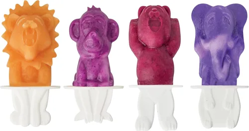 Vista 15 de Tovolo - Moldes para paletas heladas, motivo yeti, Dino, Blanco