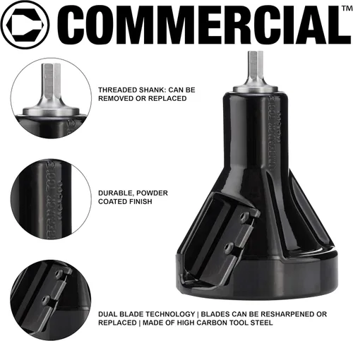 Vista 2 de Lumberjack Tools Cortador de espiga de registro comercial de 1-1/2" (TAC1500)