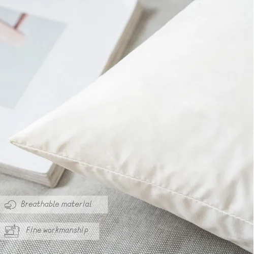 Vista 8 de MIULEE Paquete de 2 fundas de almohada cuadradas de mezcla de estilo bohemio, fundas de almohada de lino a rayas jacquard patrón fundas de cojín