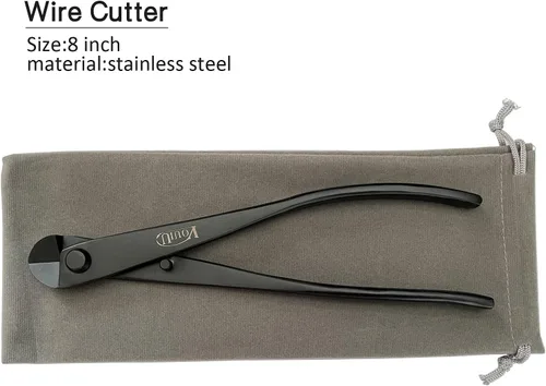 Vista 2 de vouiu Cortador de alambre de 8 pulgadas Herramientas Bonsai Negro