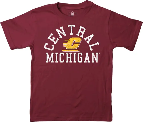 Vista 61 de Wes and Willy Camiseta de algodón orgánico de manga corta para niños de la NCAA